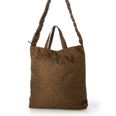 C8955 LEOPARD ECO TOTE （ブラウン）｜詳細画像