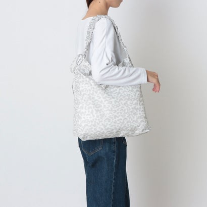 C8955 LEOPARD ECO TOTE （ホワイト）｜詳細画像
