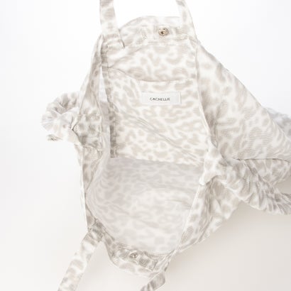 C8955 LEOPARD ECO TOTE （ホワイト）｜詳細画像