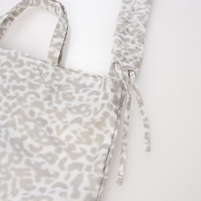 C8955 LEOPARD ECO TOTE （ホワイト）｜詳細画像
