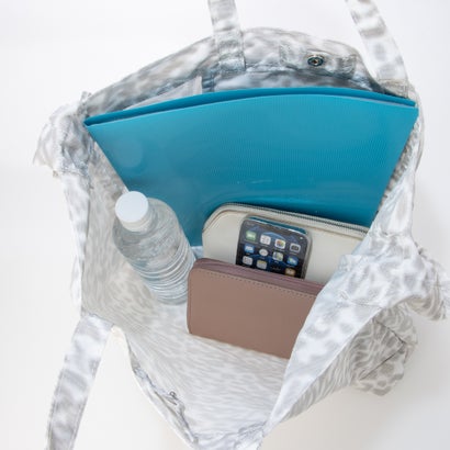 C8955 LEOPARD ECO TOTE （ホワイト）｜詳細画像