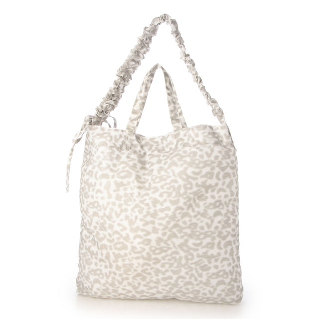 C8955 LEOPARD ECO TOTE （ホワイト）