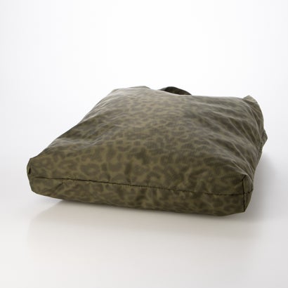 C8955 LEOPARD ECO TOTE （カーキ）｜詳細画像