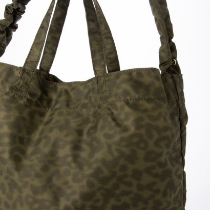 C8955 LEOPARD ECO TOTE （カーキ）｜詳細画像