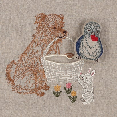 【正規取扱店】Pillows case 30x30 Puppy love （puppy love）｜詳細画像