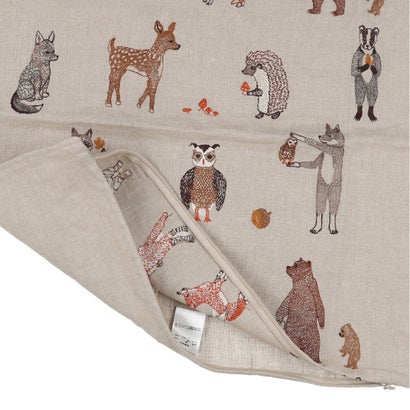 【正規取扱店】Pillows case 50x50 Woodland Friends （Woodland Charactors）｜詳細画像