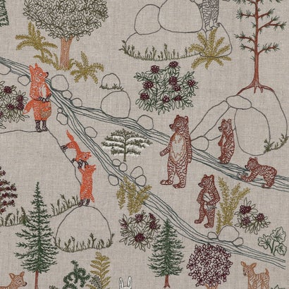 【正規取扱店】Pillows case 50x50 Forest Fun （Forest Scene）｜詳細画像
