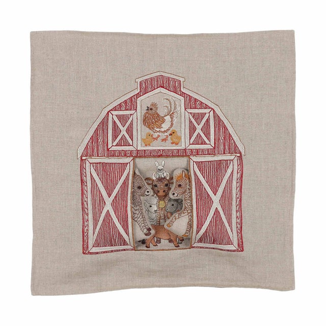 【正規取扱店】Pocket Pillow - 16x16- Red Barn （FREE）