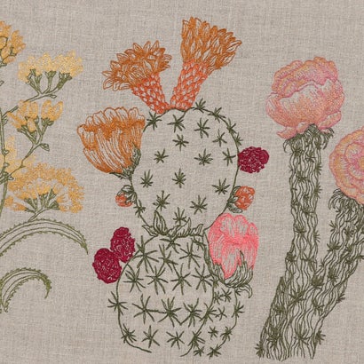Pillow - 12x16 - Blooming Cacti （FREE）｜詳細画像