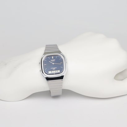 CASIO CLASSIC / AQ-240E-2A2JF （ネイビー×シルバー）｜詳細画像