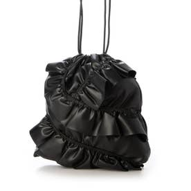 カシュカシュ cache cache アシンメトリーフリルドロストショルダー 
