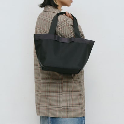 ＜ロングセラー＞カシュカシュ cache cache WEB限定ナイロンリボントートバッグS （ブラック）｜詳細画像