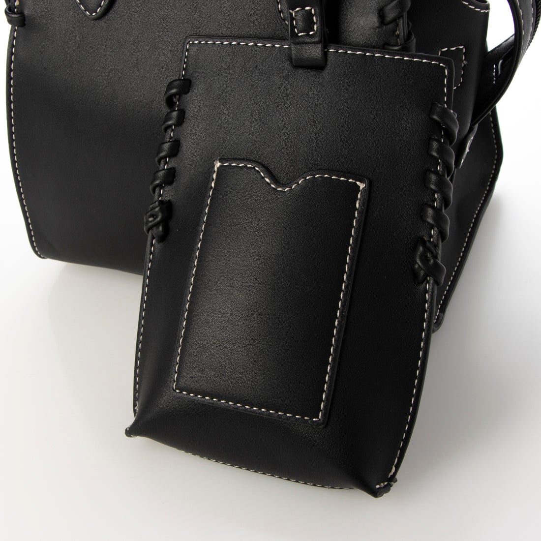 カシュカシュ cache cache かがりボックス型スマホショルダーセット