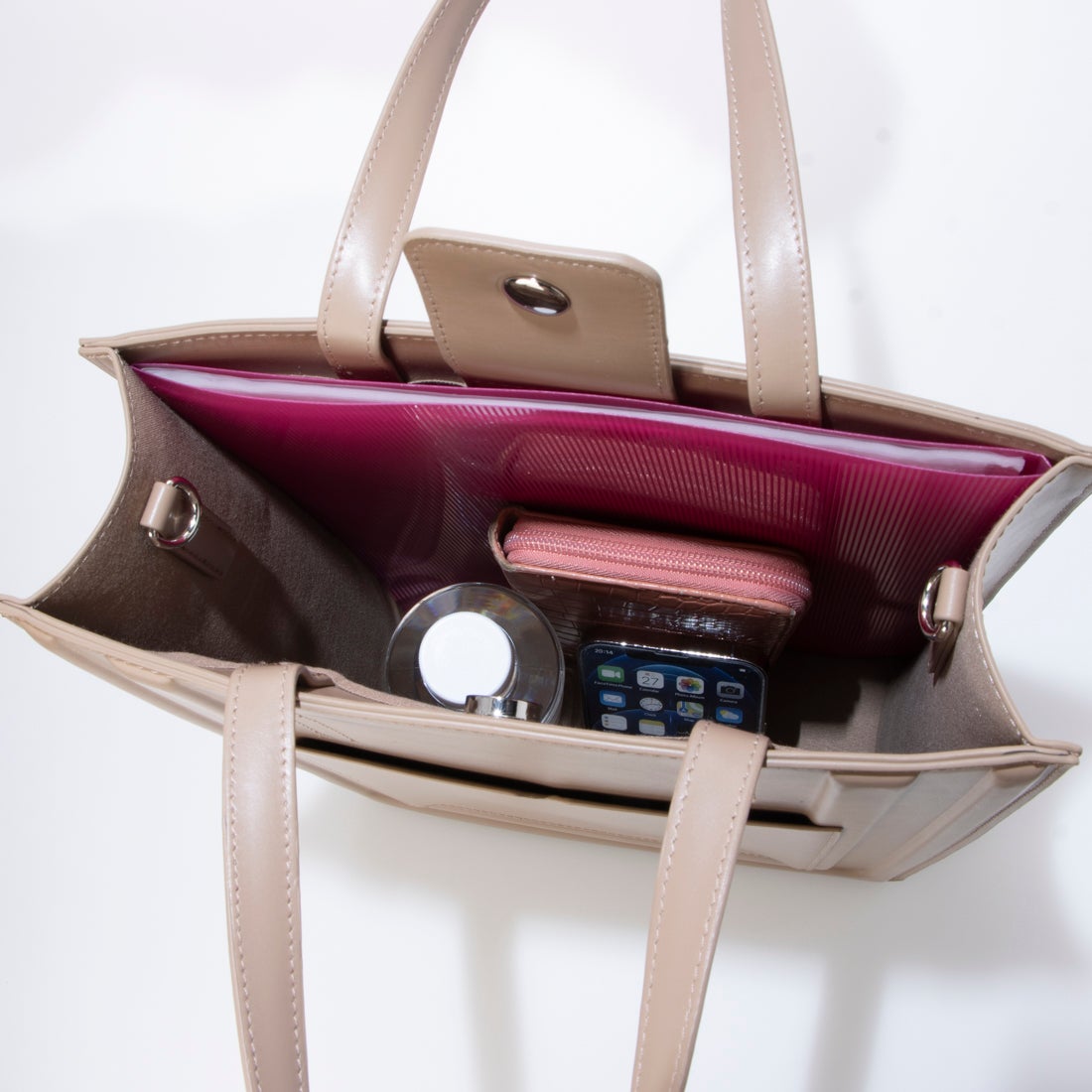 カシュカシュ cache cache パネル型押し2wayトート （BK） -UNBILLION 