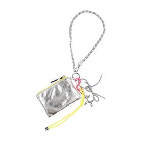 No.333 ペアなしチャーム　じゃらじゃら　14個 カシュカシュ cache cache ミニポーチ付じゃらじゃらチャーム （SV