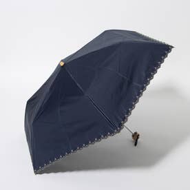 フローラルラメ刺繍折りたたみ日傘 （NV）