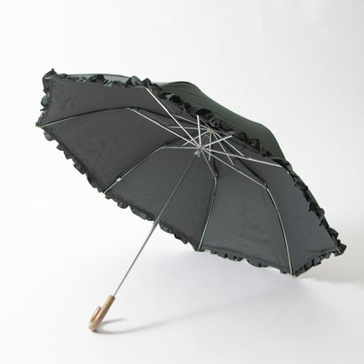 カシュネ cache nez シャンブレーフリルトップレス折りたたみ傘 （GN）｜詳細画像