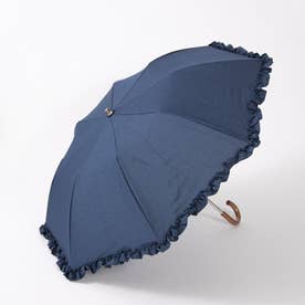 シャンブレーフリルトップレス折りたたみ傘 （NV）