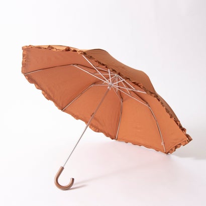 カシュネ cache nez シャンブレーフリルトップレス折りたたみ傘 （OR）｜詳細画像