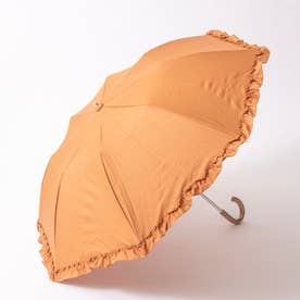 シャンブレーフリルトップレス折りたたみ傘 （OR）
