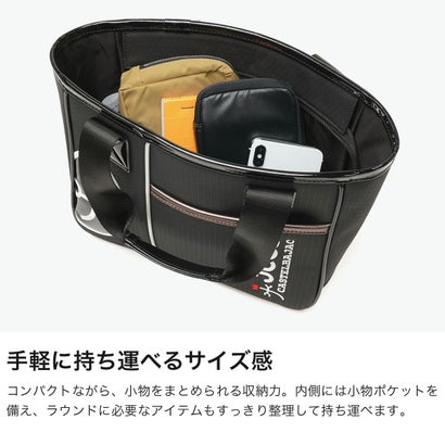 カステルバジャックスポーツ CASTELBAJAC SPORT スポーツ カートバッグ メンズ レディース ゴルフ トート バッグ おしゃれ ブランド 軽量 小さめ トートバッグ カートポーチ ゴルフバッグ A5 ロゴカートポーチ CBZ038 （ネイビー）｜詳細画像