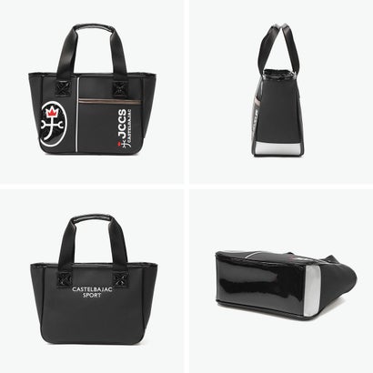 カステルバジャックスポーツ CASTELBAJAC SPORT スポーツ カートバッグ メンズ レディース ゴルフ トート バッグ おしゃれ ブランド 軽量 小さめ トートバッグ カートポーチ ゴルフバッグ A5 ロゴカートポーチ CBZ038 （ホワイト）｜詳細画像