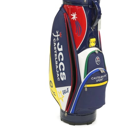 カステルバジャックスポーツ CASTELBAJAC SPORT キャディバッグ メンズ レディース カート 9.0型 かっこいい バッグ おしゃれ ラウンド カート型 キャディ 47インチ 5分割 ロゴキャディバッグ CBC038 （ブラック）｜詳細画像