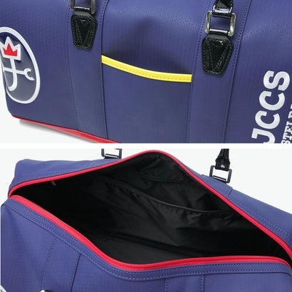 カステルバジャックスポーツ CASTELBAJAC SPORT ボストンバッグ メンズ レディース 大容量 ブランド ゴルフ バッグ おしゃれ ボストン 大きめ 合皮 2WAY 底鋲 自立 ロゴ A4 B4 ロゴボストンバッグ CBB038 （ブラック）｜詳細画像