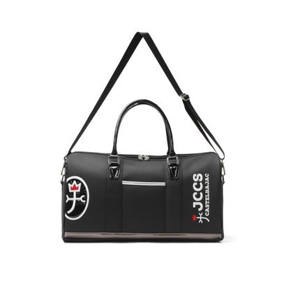 カステルバジャックスポーツ CASTELBAJAC SPORT ボストンバッグ メンズ レディース 大容量 ブランド ゴルフ バッグ おしゃれ ボストン 大きめ 合皮 2WAY 底鋲 自立 ロゴ A4 B4 ロゴボストンバッグ CBB038 （ネイビー）｜詳細画像