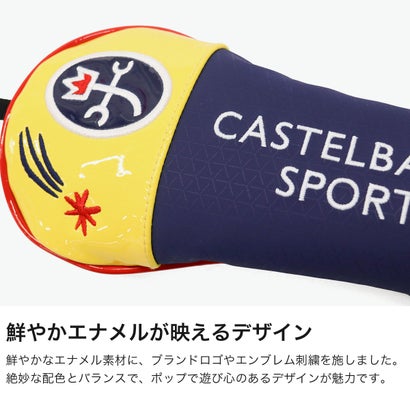 スポーツ ヘッドカバー ユーティリティ ユーティリティーカバー クラブカバー ブランド カバー ゴルフ おしゃれ ダイヤル式番手 ロゴユーティリティカバー CBU038 （ブラック）｜詳細画像