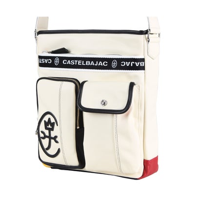 カステルバジャック CASTELBAJAC 】カステルバジャック ドミネ ショルダーバッグ メンズ レディース バッグ ブランド 大きめ 大容量 A4 CASTELBAJAC 024113 （ブラック【BK】）｜詳細画像