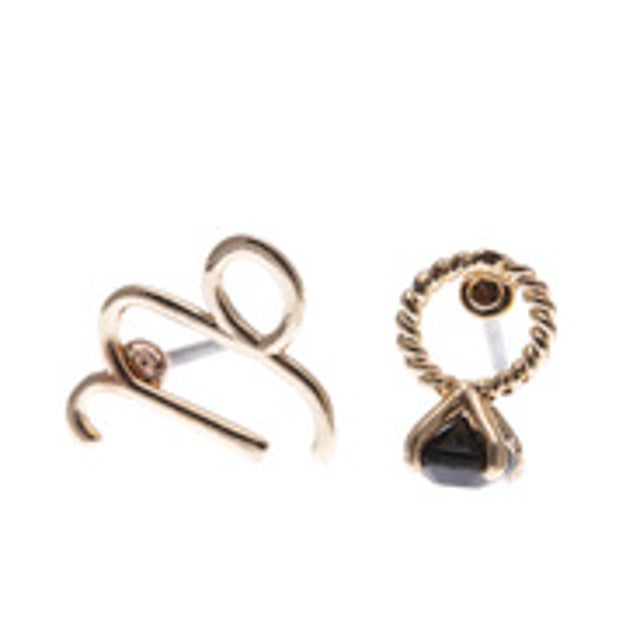 【チャイハネ】HAPPY★HOROSCOPE / ホロスコープ12星座ピアス ブラック