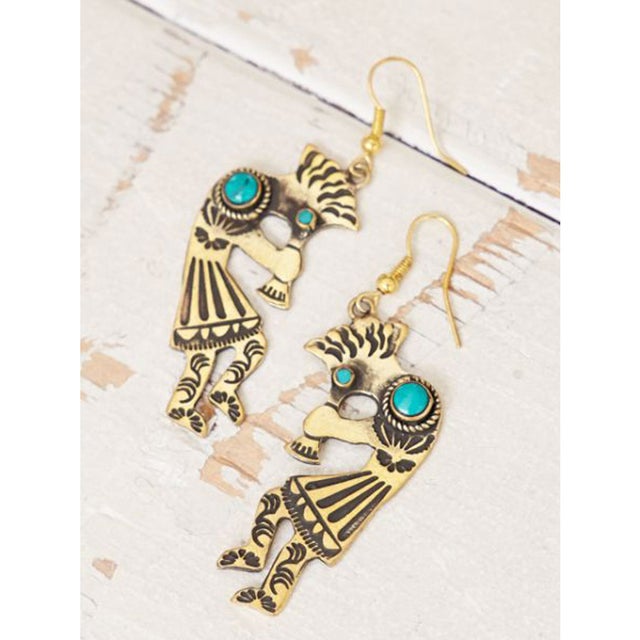 【チャイハネ】ネイティブアメリカンモチーフピアス その他4 KOKOPELLI