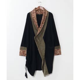 ワモーンメンズカーディガン （ダークブラック）