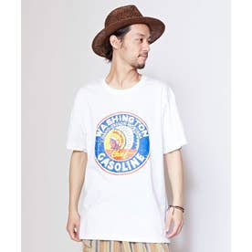 【チャイハネ】インディアンメンズTシャツ ホワイト