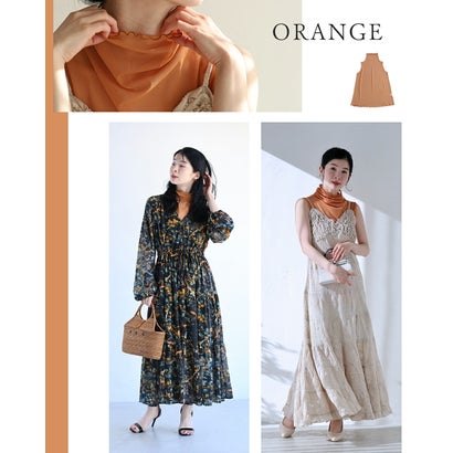 カワイイ CAWAII 手持ち服にちょい足し ノースリヴェール （チャコール）｜詳細画像