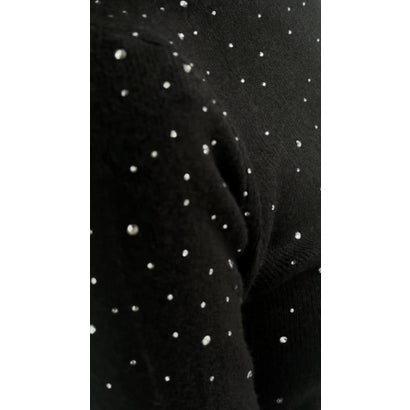 星空を纏うビジューニット （ブラック）｜詳細画像