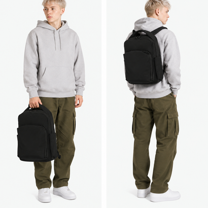 リュック メンズ レディース 通学 旅行 バッグ ブランド おしゃれ シンプル カジュアル 軽量 軽い ナイロン A4 PC バックパック デイパック Rocket ロケット 5124640 （ネイビー）｜詳細画像