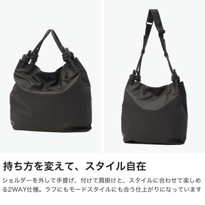 ショルダーバッグ メンズ レディース ブランド 軽量 斜め掛け トート おしゃれ かっこいい ショルダー 肩掛け ハンドル 手提げ モード 2WAY A4 Paquito パキート 5133240 （ブラック）｜詳細画像