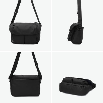 ショルダーバッグ レディース メンズ 斜めがけ 軽量 ブランド 小さめ ポケット 肩掛け 横型 コンパクト スマート おしゃれ フラップ シンプル A5 Pio ピオ 5132439 （ネイビー）｜詳細画像