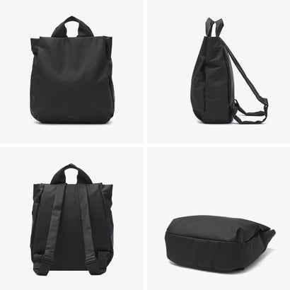 リュック メンズ レディース 旅行 バッグ ブランド おしゃれ シンプル カジュアル 軽量 軽い A4 10L バックパック デイパック 大人 マット 普段使い Globo グローボ 5267136 （ブラック）｜詳細画像
