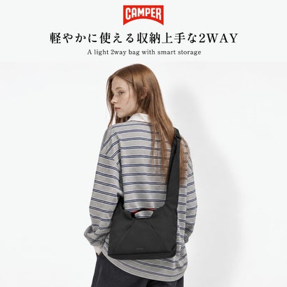 ショルダーバッグ レディース メンズ 斜めがけ 軽量 軽い ブランド 小さめ ハンドル ショルダー 手持ち 肩掛け コンパクト シンプル 2WAY A5 ALIRIO アリリオ 5132041 （ブラック）｜詳細画像