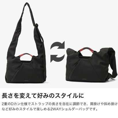 ショルダーバッグ レディース メンズ 斜めがけ 軽量 軽い ブランド 小さめ ハンドル ショルダー 手持ち 肩掛け コンパクト シンプル 2WAY A5 ALIRIO アリリオ 5132041 （ブラック）｜詳細画像