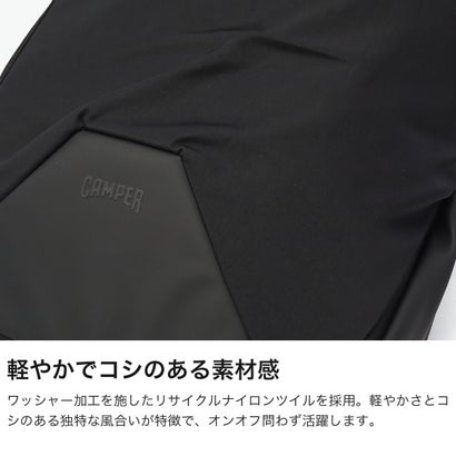 リュック メンズ レディース 拡張機能 ブランド 通勤 通学 軽い 旅行 PC収納 13inch スポーティ め ジップ開閉 バックパック デイパック B4 Dermar デルマー 5134040 （ブラック）｜詳細画像