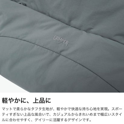 カンペール CAMPER リュック レディース メンズ 軽量 ブランド ショルダーバッグ 肩掛け 背負い おしゃれ 普段使い お出掛け カジュアル 大人 スマート マチ拡張 シンプル ロゴ Guell グエル 5287642 （ライトグレー）｜詳細画像