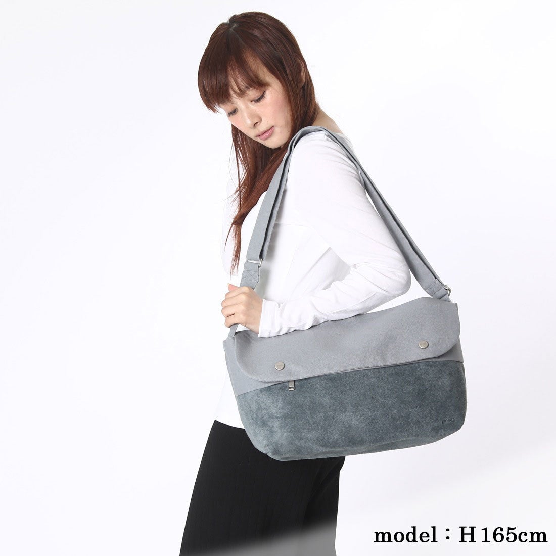 カンペール CAMPER JOE ナナメ掛けショルダーバッグM （ライトグレー 