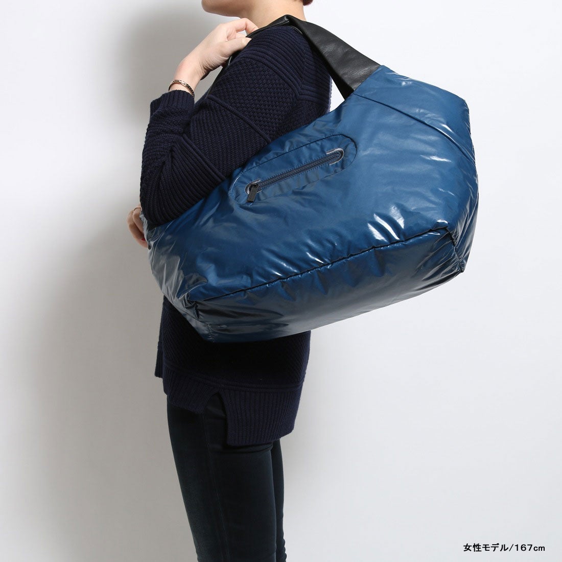 カンペール CAMPER VIAJE A MADRID トートバッグM（マリンブルー 
