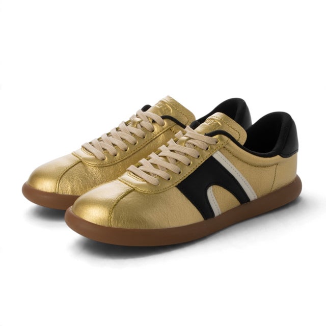 PELOTAS SOLLER / レザースニーカー （ゴールド）