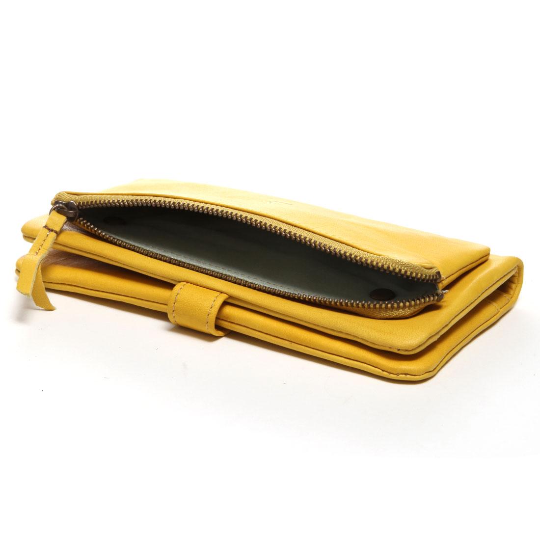 カンペール CAMPER SOFT LEATHER 長財布（イエロー） -アウトレット 