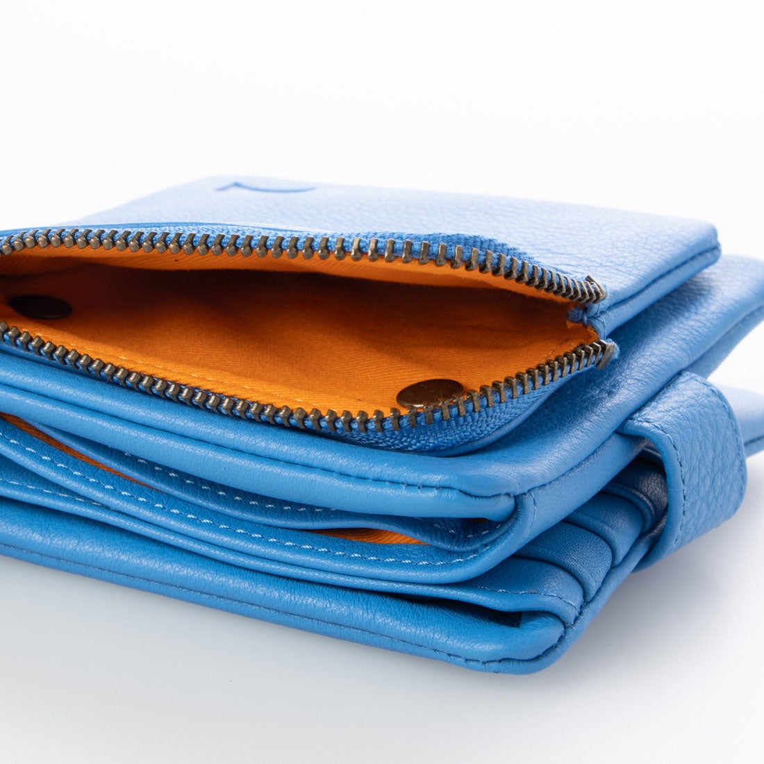 カンペール CAMPER Soft Leather 財布 （ブルー）